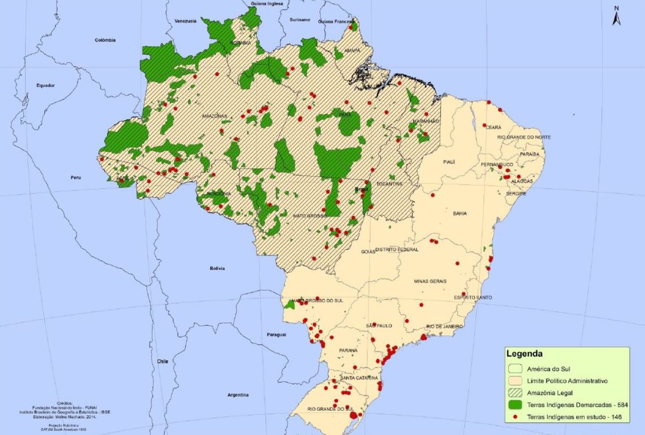 Geoprocessamento e Mapas — Fundação Nacional dos Povos Indígenas