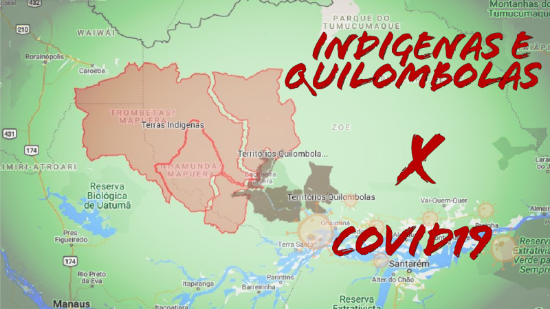 Mapas mostram a vulnerabilidade nas comunidades tradicionais da Amazônia diante da pandemia de COVID-19