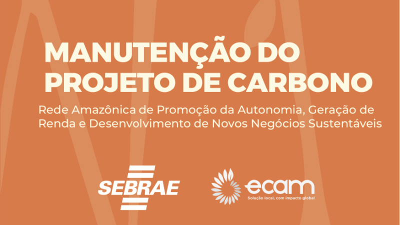 Manual 8 – Manutenção do Projeto de Carbono | Ecam e Sebrae